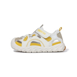 Yellow EBMINI APEX sport sandal, side profile