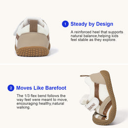 EBMINI ARC toddler sneakers in a playground setting