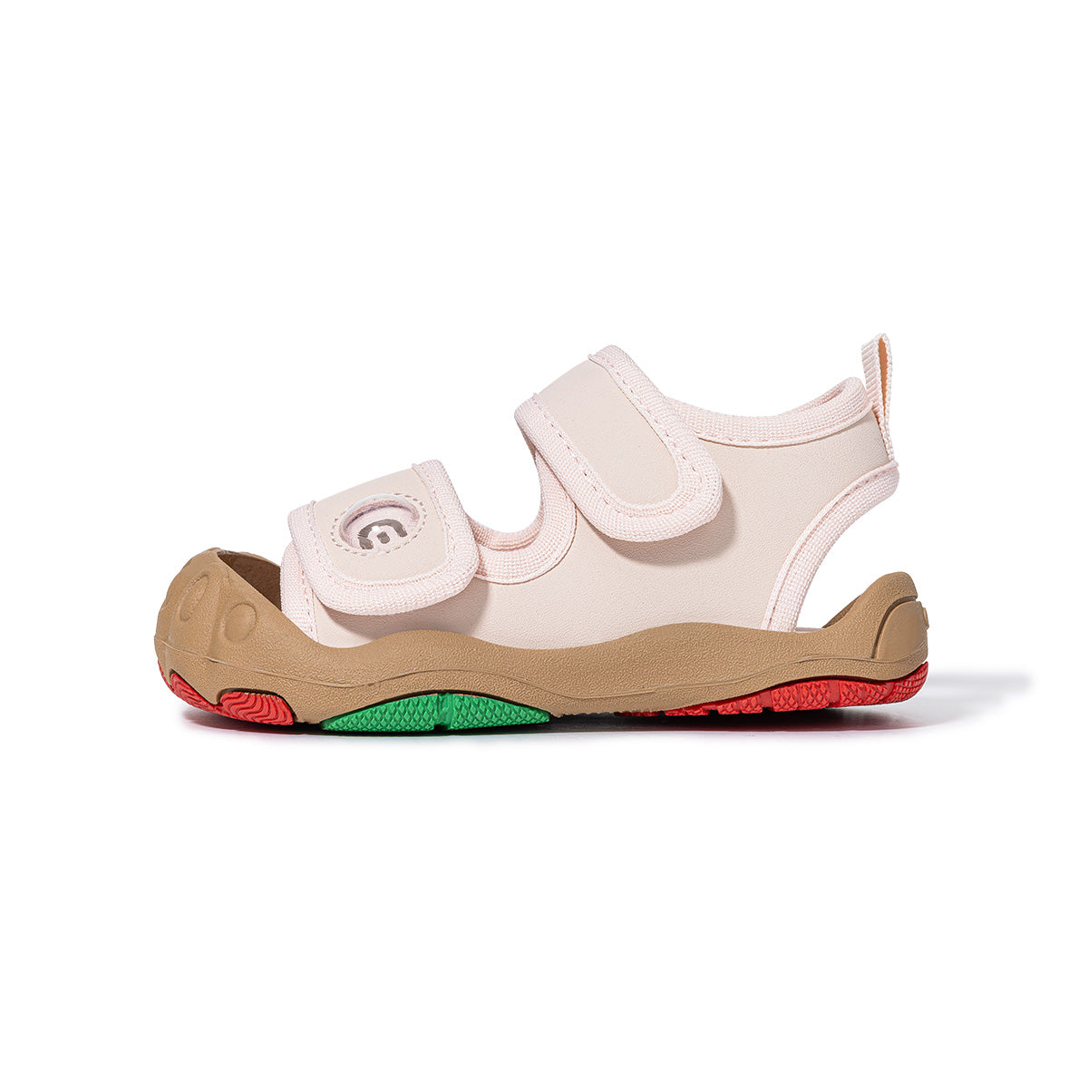 EBMINI ARCH toddler sandals with playful rainbow accents