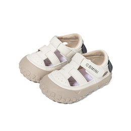 EBMINI ATHENS barefoot toddler sandals with a classic Roman-inspired design