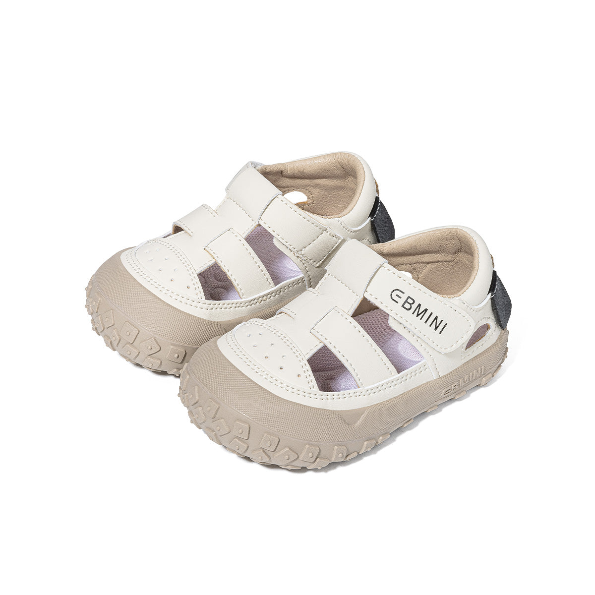 EBMINI ATHENS barefoot toddler sandals with a classic Roman-inspired design