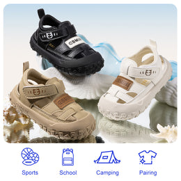 EBMINI BAMI breathable canvas sandals for warm-weather play