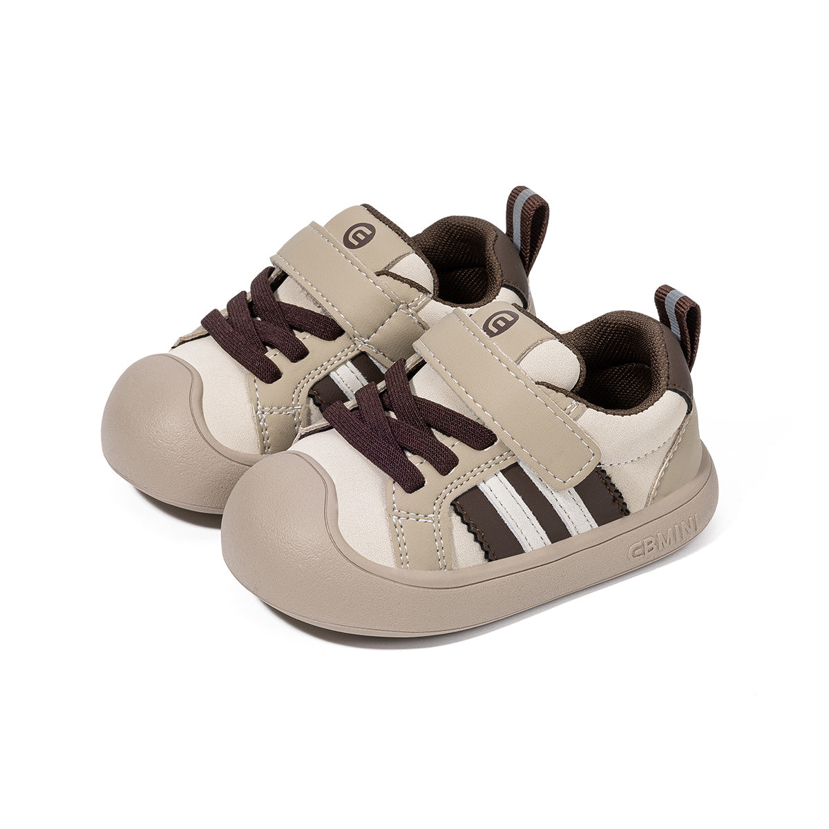 EBMINI BAND toddler sneakers with a protective toe cap