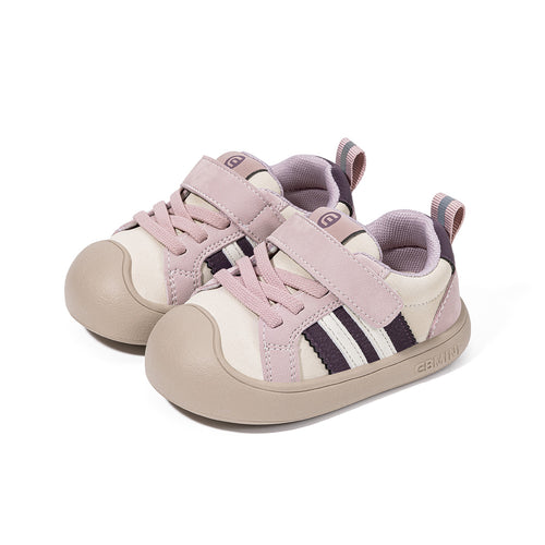 EBMINI BAND barefoot toddler sneakers with a classic stripe design