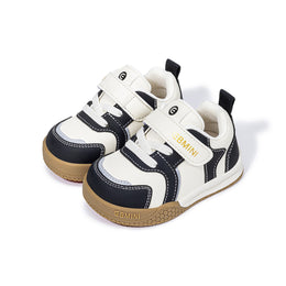 EBMINI BLOCK barefoot toddler sneakers with minimal retro color blocking