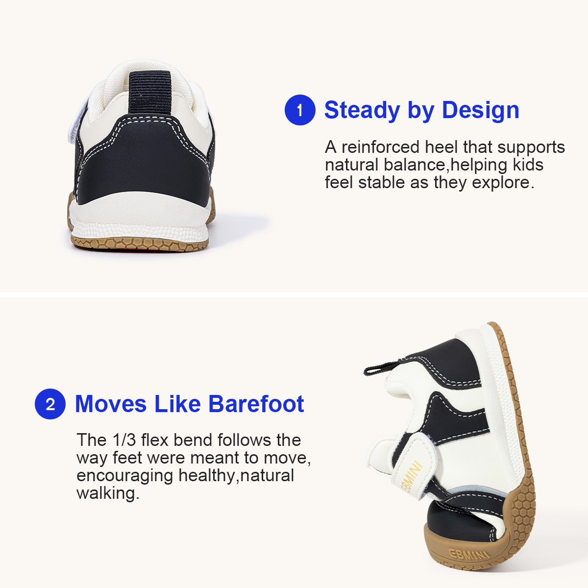 EBMINI BLOCK shoes for active everyday adventures