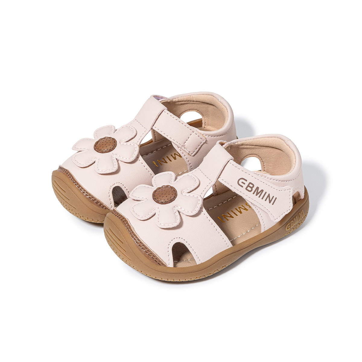 EBMINI BLOOM comfortable caramel-sole sandals for special occasions