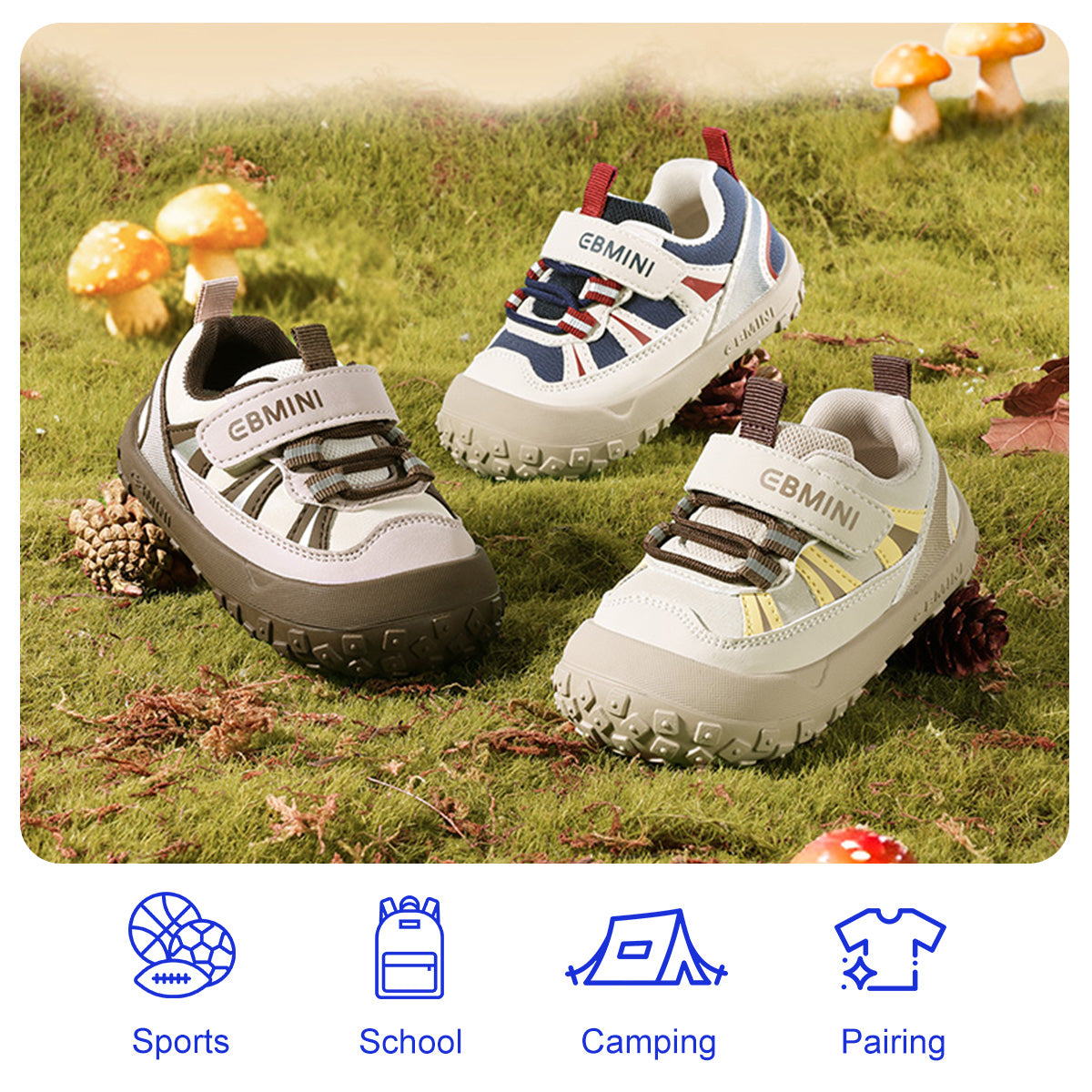 EBMINI BOLD shoes with protective toe coverage