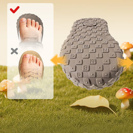 EBMINI BREEZE wide toe space and textured outsole comparison