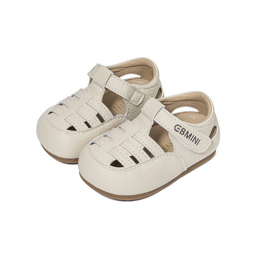 EBMINI CAPRI barefoot toddler sandals with a classic suede fisherman design