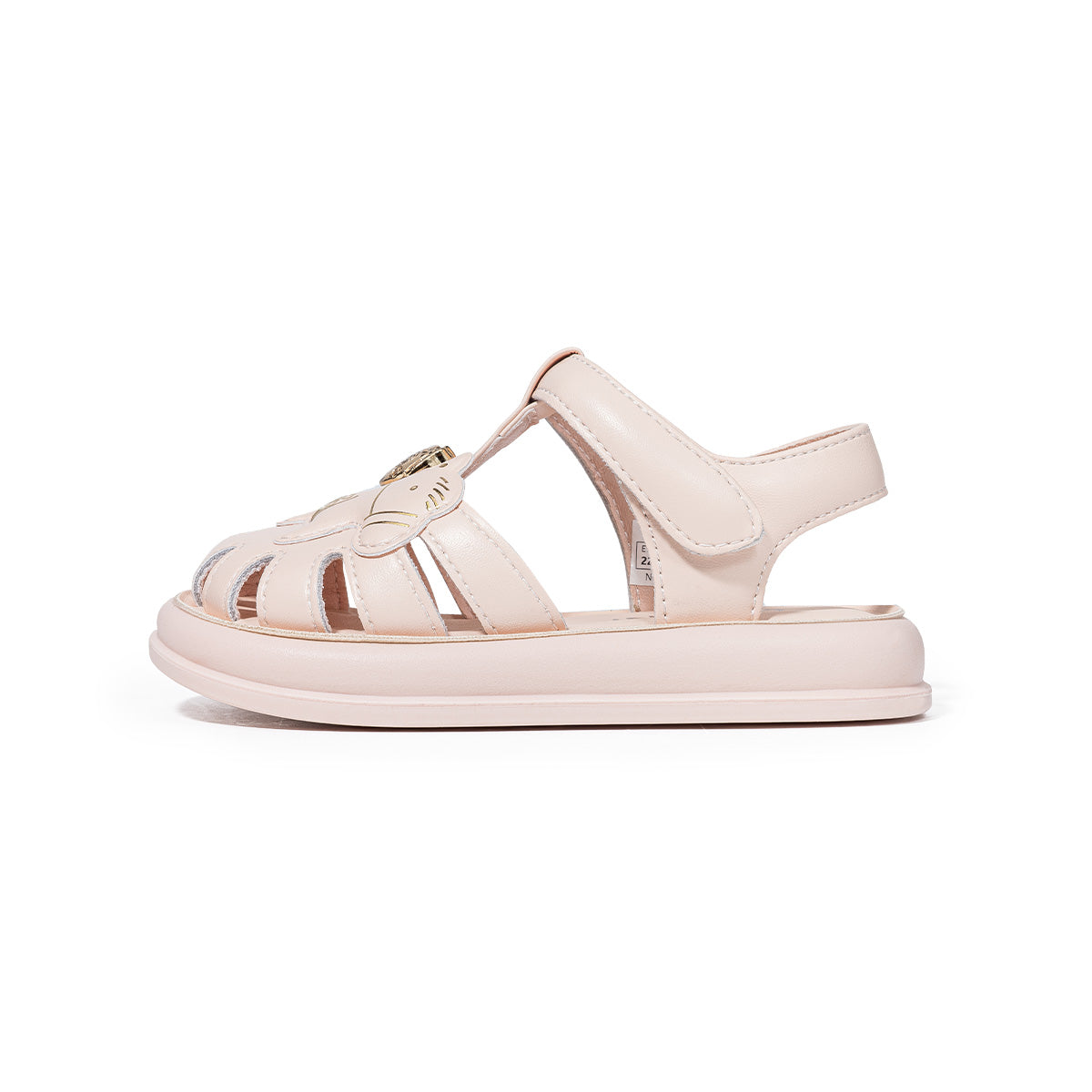 EBMINI CHARM closed-toe sandals with a roomy wide toe box