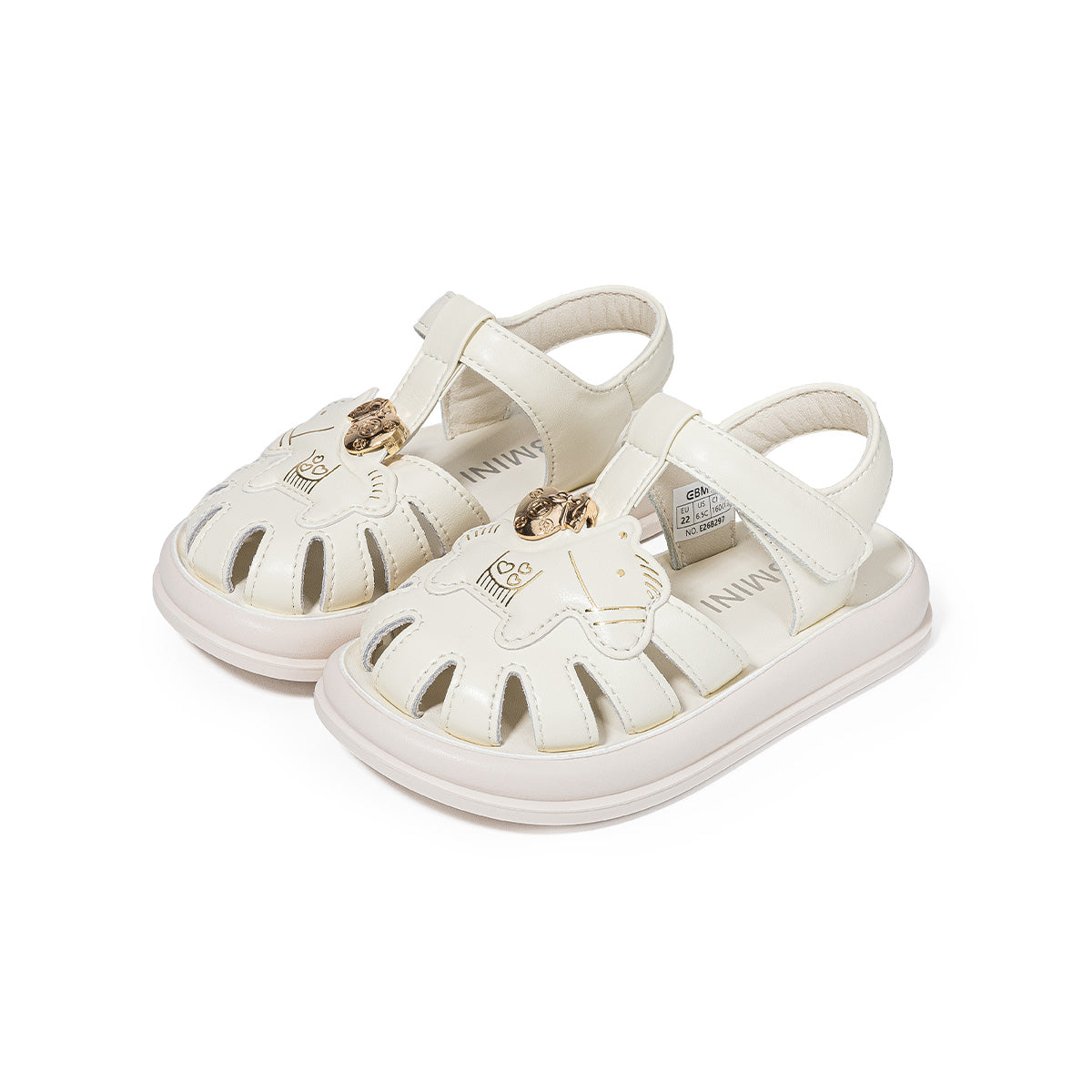 EBMINI CHARM secure closed-toe sandals for everyday protection
