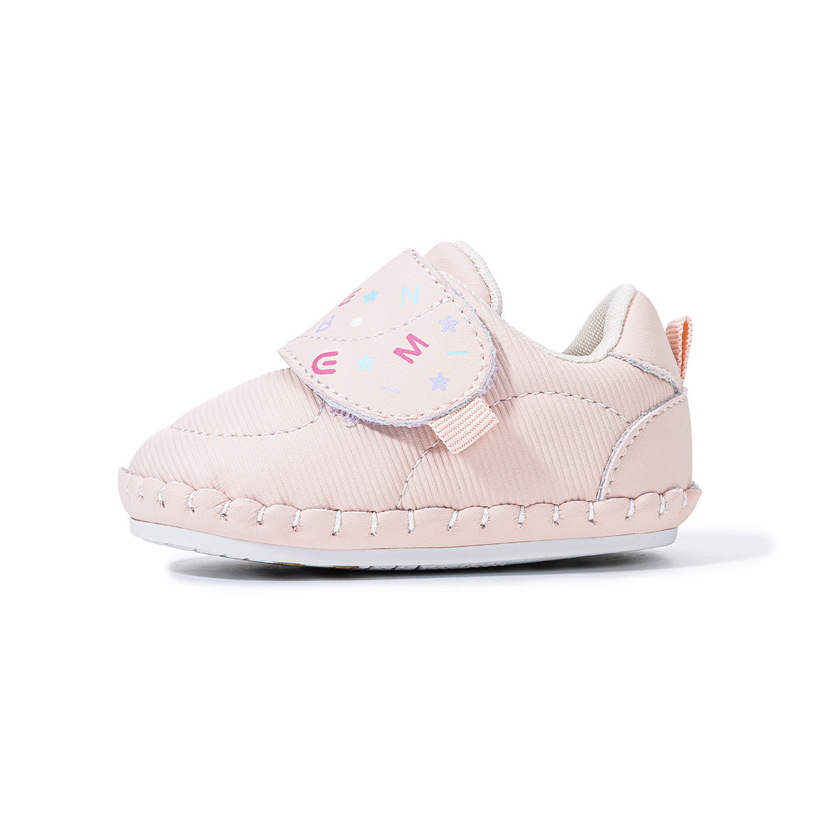 EBMINI CORDY baby shoes with colorful letter and star artwork