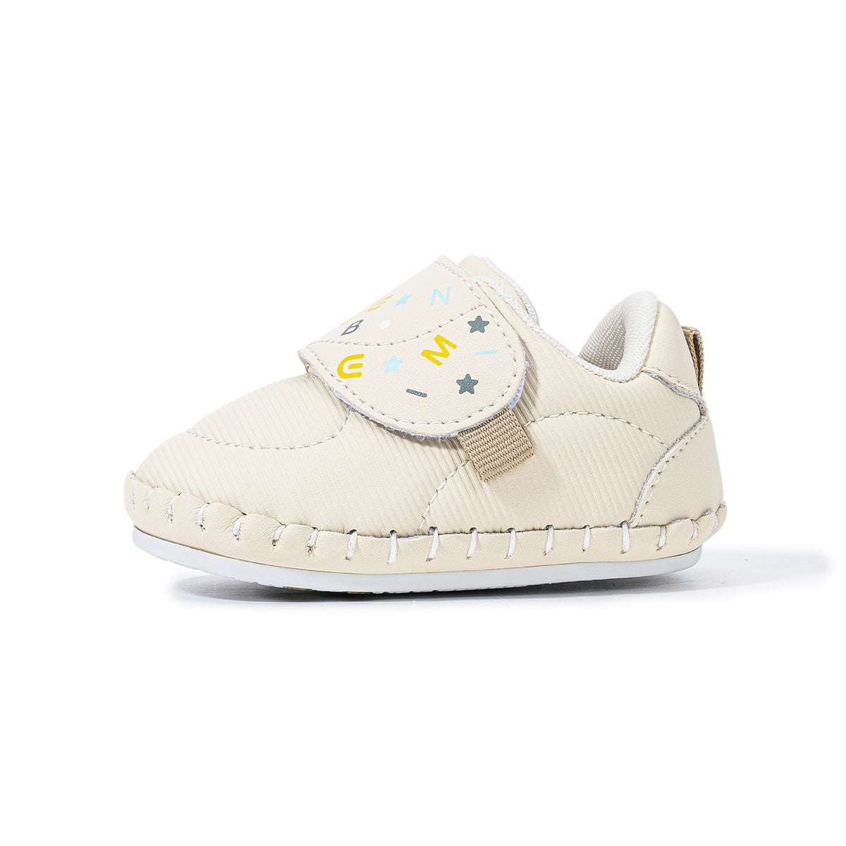 EBMINI CORDY beige and pink corduroy baby shoe color options