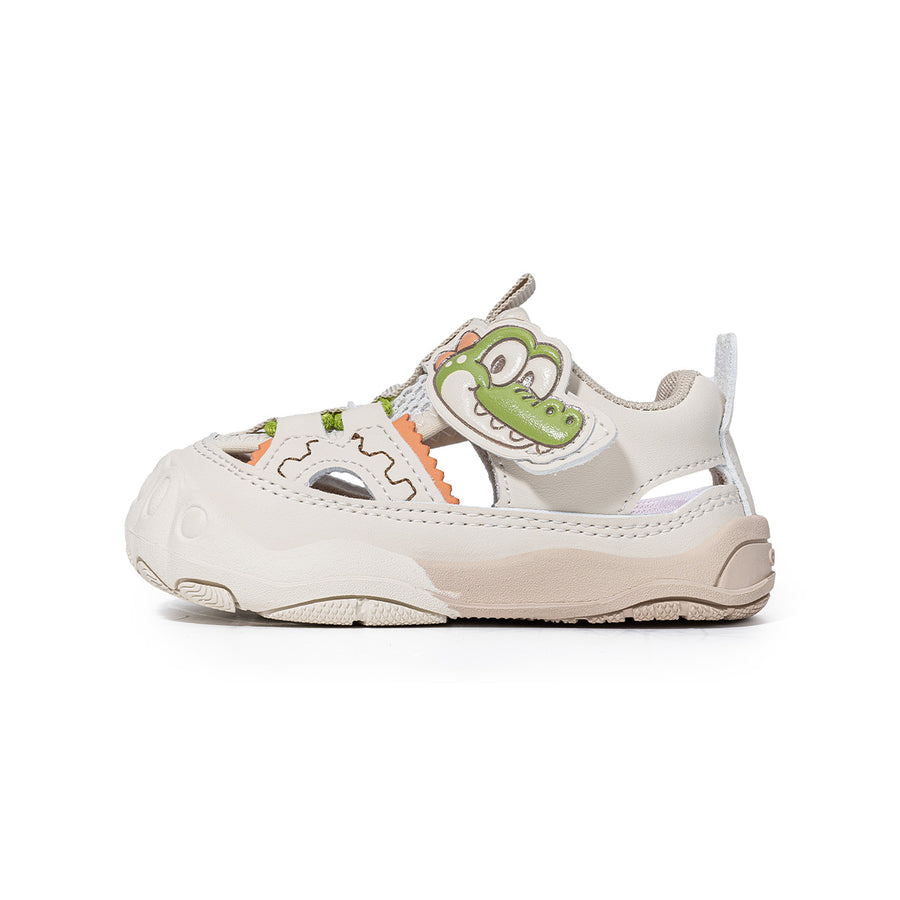 EBMINI CROC closed-toe sandals with a roomy wide toe box