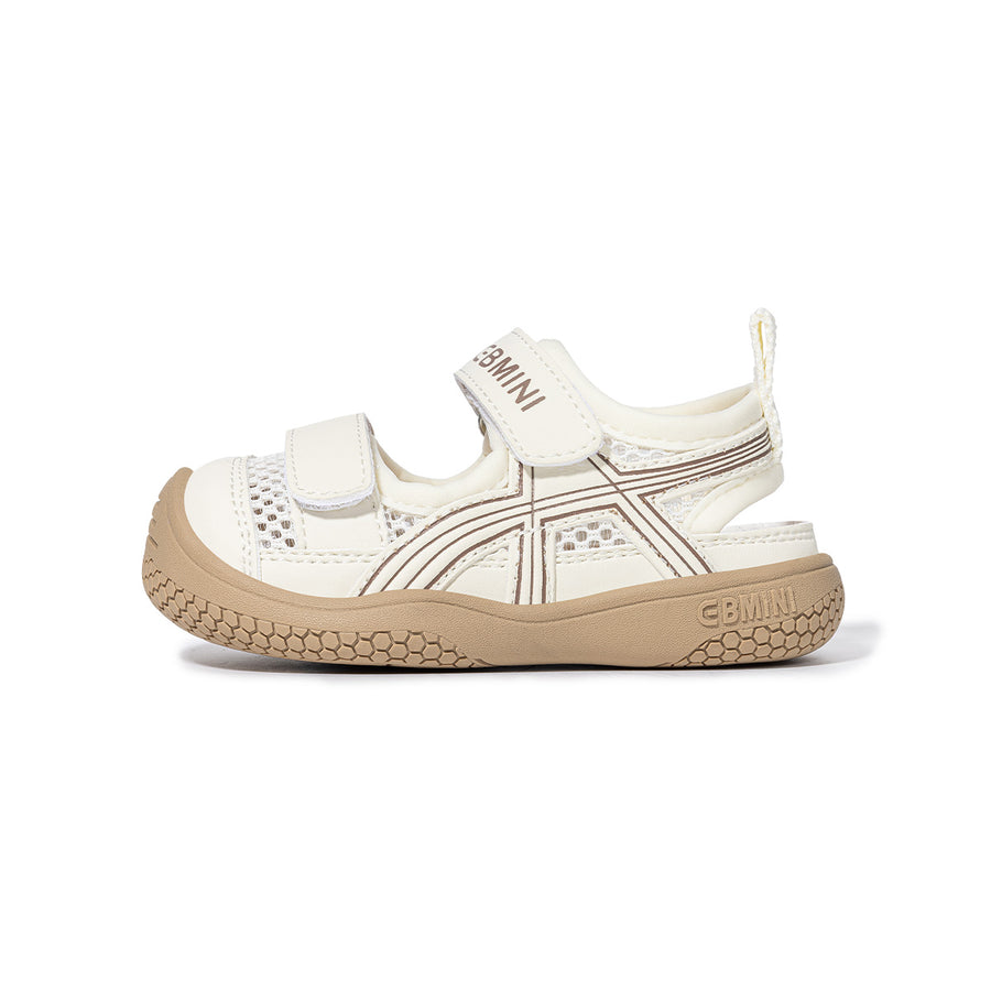 EBMINI CROSS closed-toe sandals with a roomy wide toe box