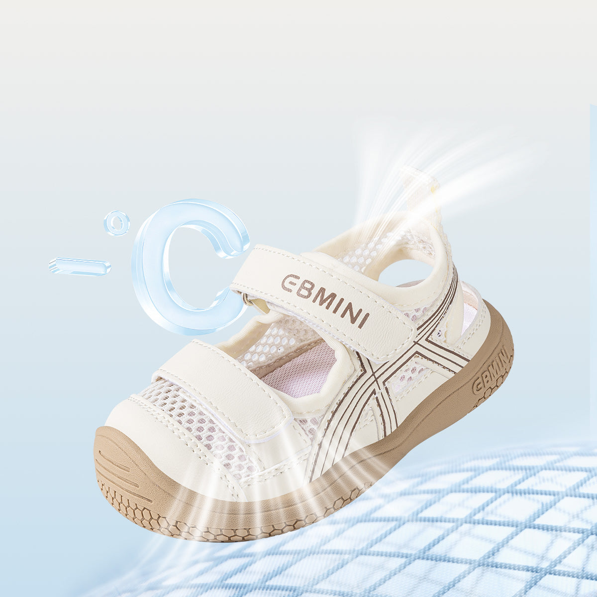 EBMINI CROSS unisex retro sandals for warm-weather play