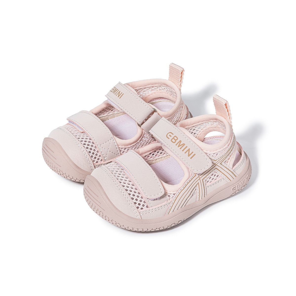 EBMINI CROSS dual-strap sandals with an adjustable fit