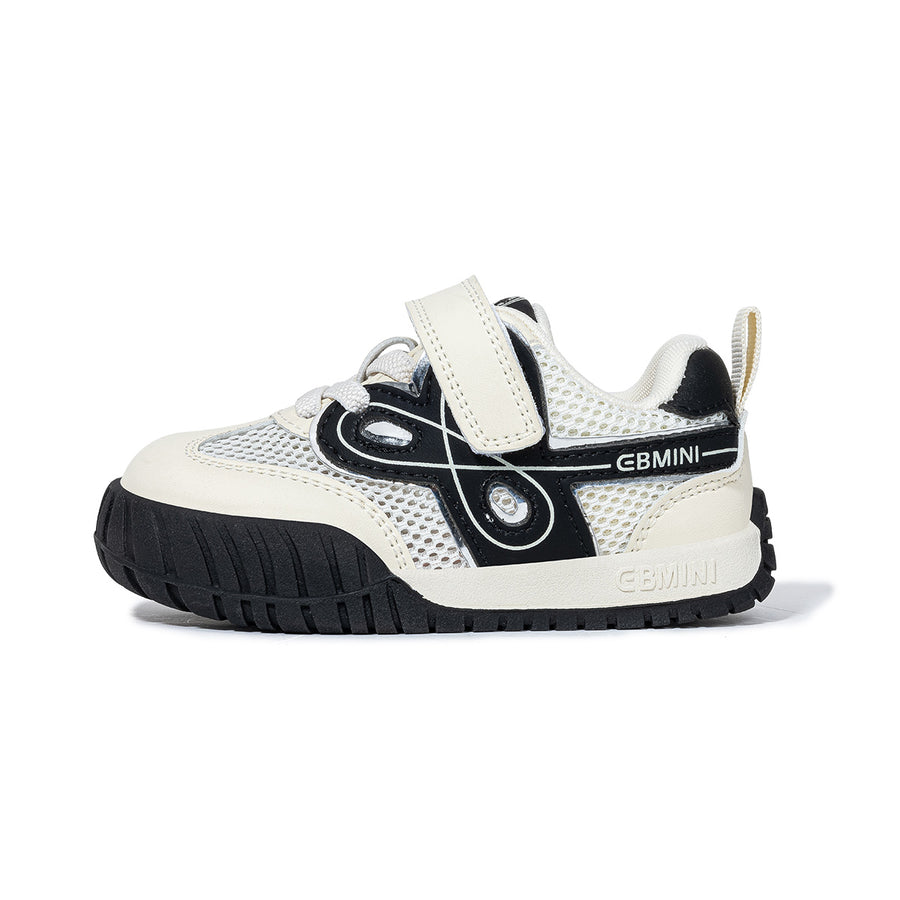EBMINI CURVE first-walker sneakers with a roomy wide toe box