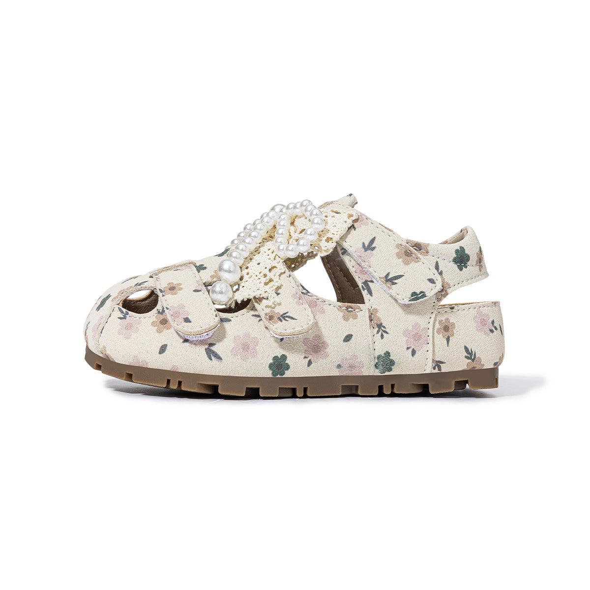 EBMINI DAISY closed-toe dress sandals with a roomy wide toe box