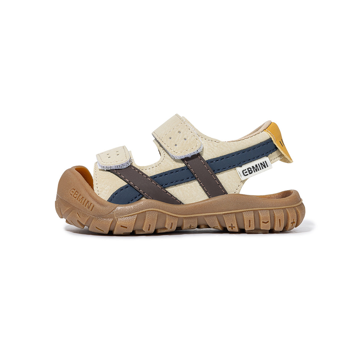 EBMINI DASH closed-toe sandals with a roomy wide toe box