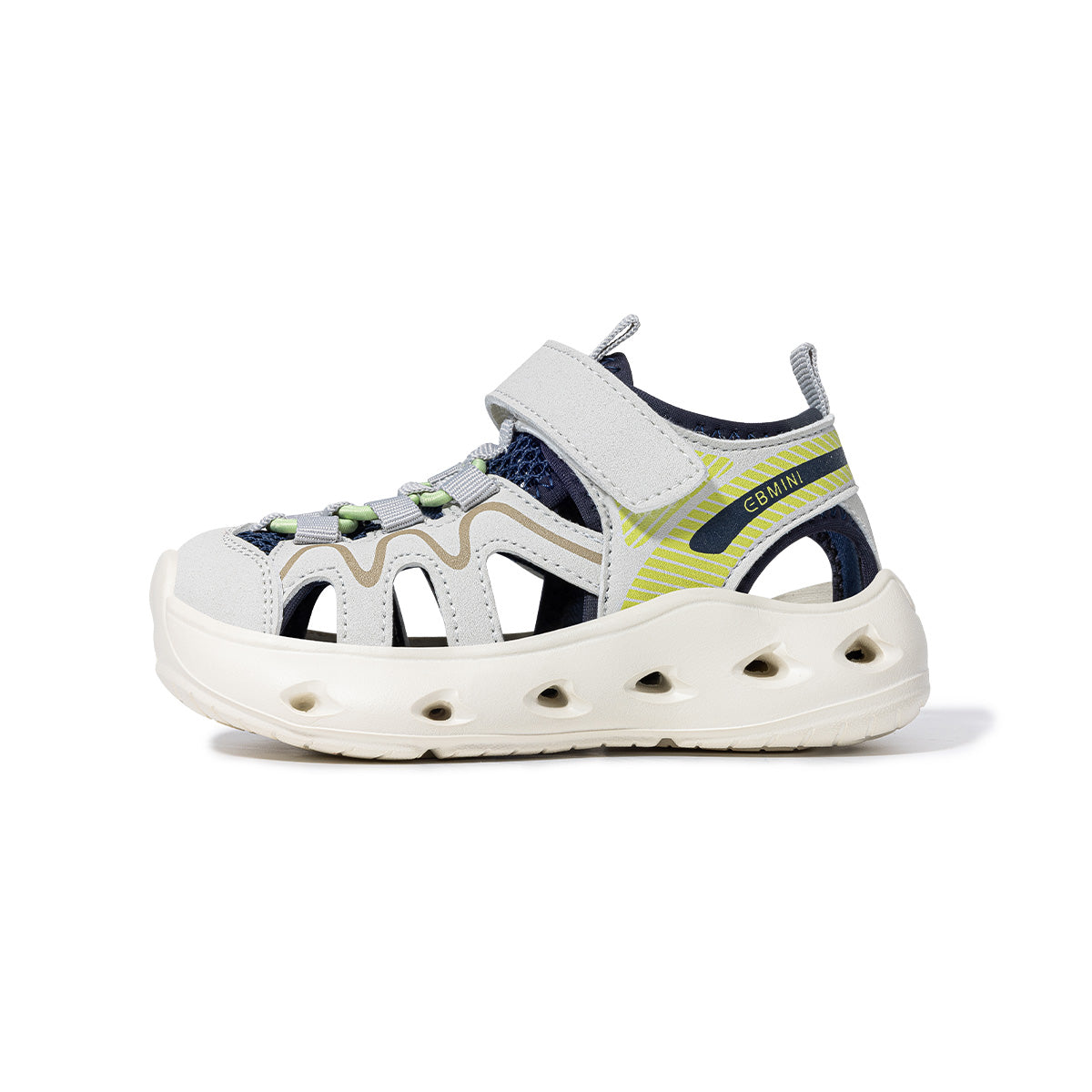 EBMINI DRIFT closed-toe water sandals with a roomy wide toe box
