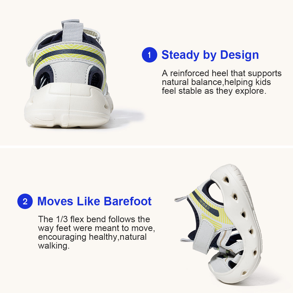EBMINI DRIFT non-slip water shoes for outdoor summer play