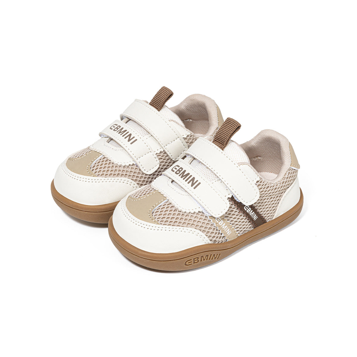 EBMINI DUEL barefoot toddler sneakers with a classic retro court design