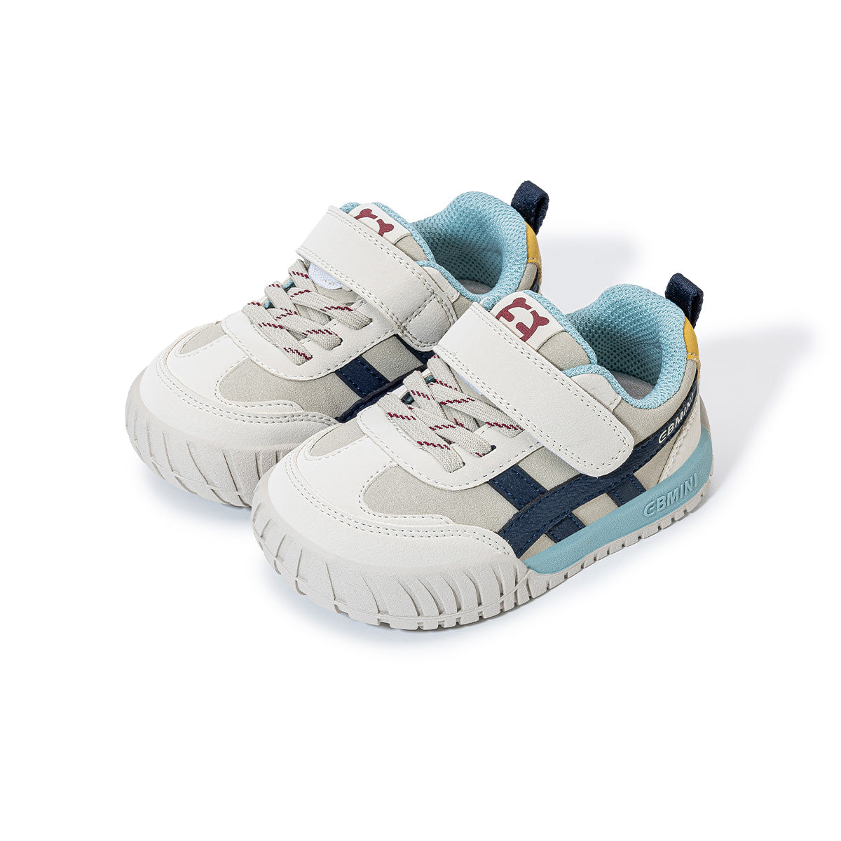 EBMINI DUO retro stripe barefoot toddler sneakers product view 13