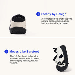EBMINI DURA non-slip toddler sneakers with a lug outsole