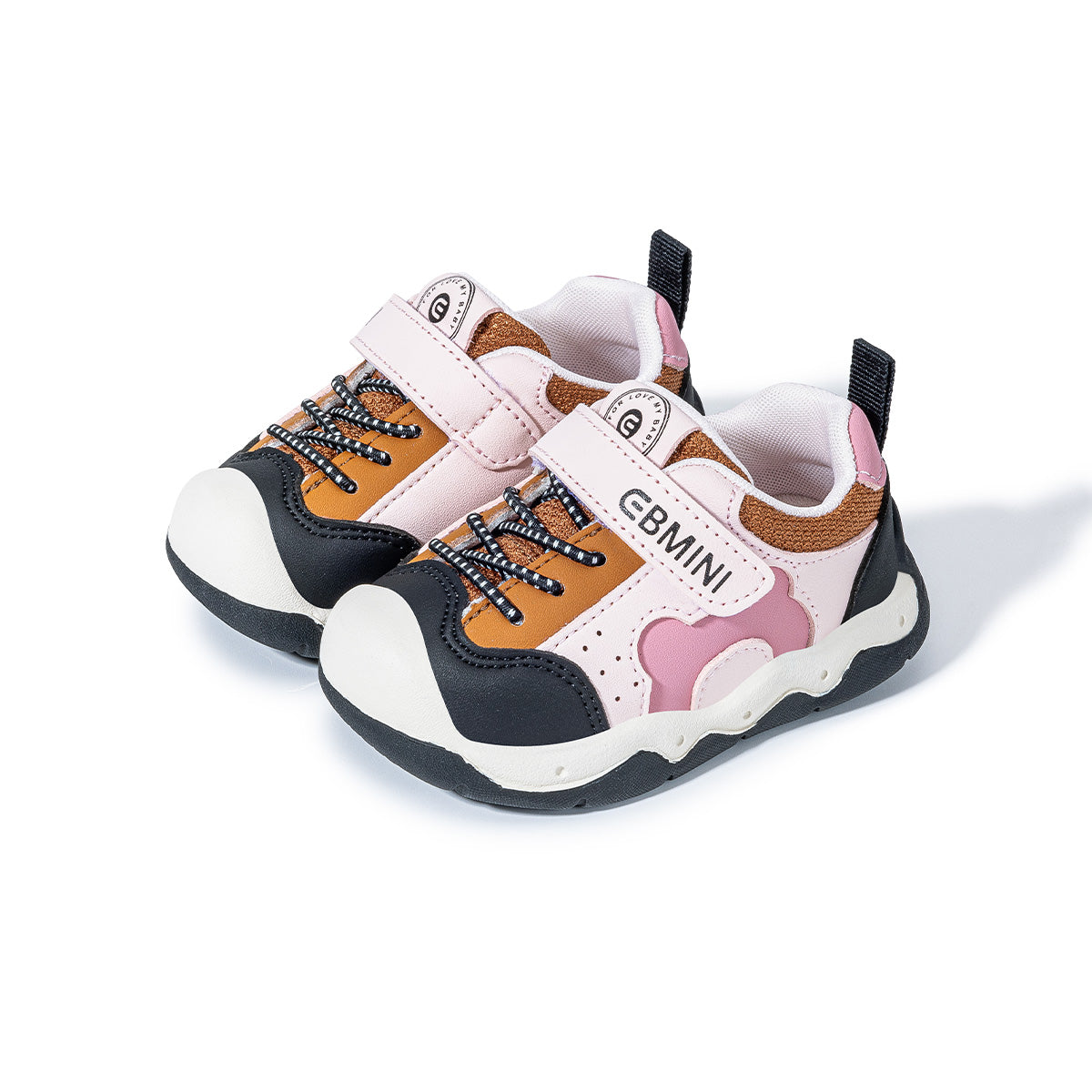 EBMINI E26C560 everyday bear patch sneakers for growing feet