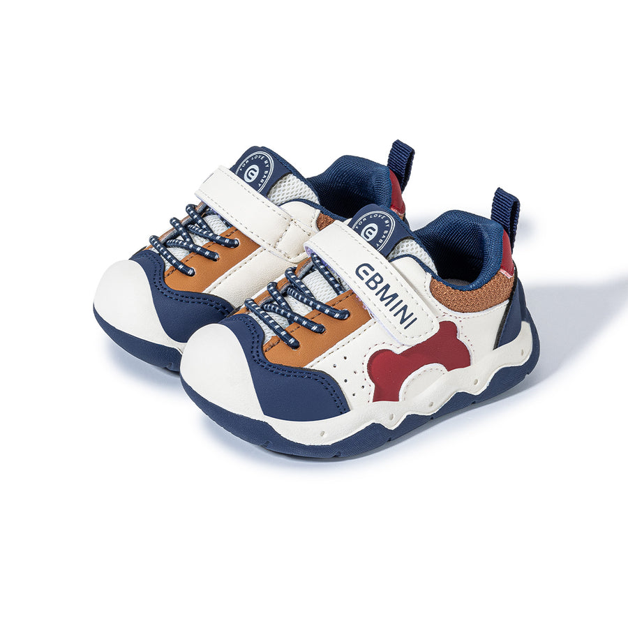 EBMINI E26C560 bear patch toddler sneakers with breathable mesh upper