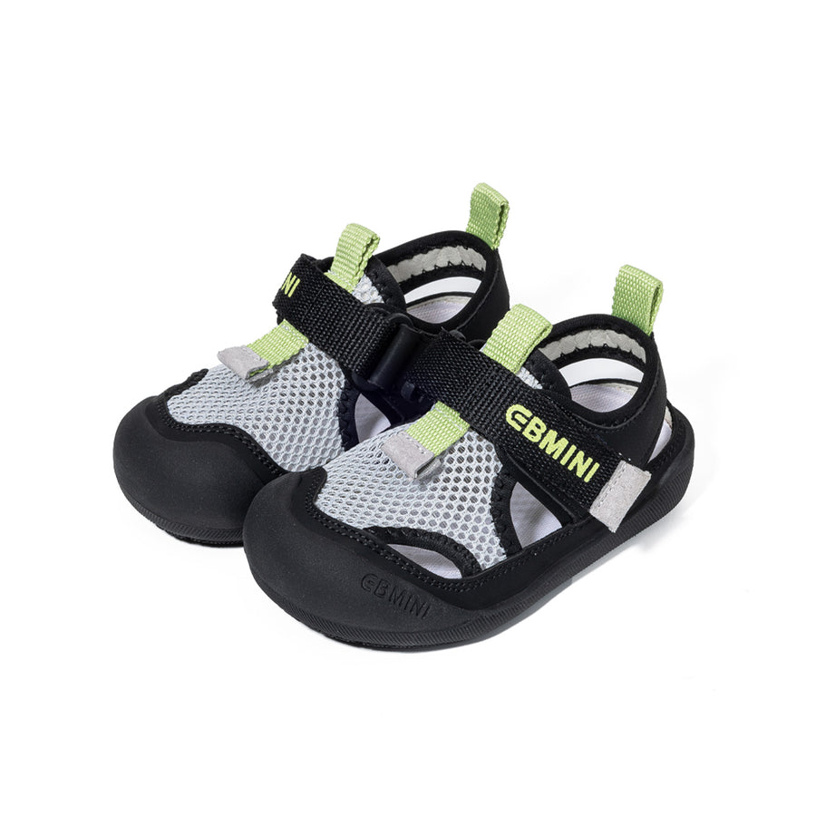 EBMINI FLARE barefoot toddler sandals with a sporty neon design
