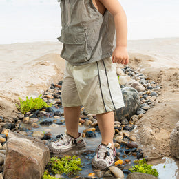 EBMINI FLEX easy-on sandals with adjustable bungee laces