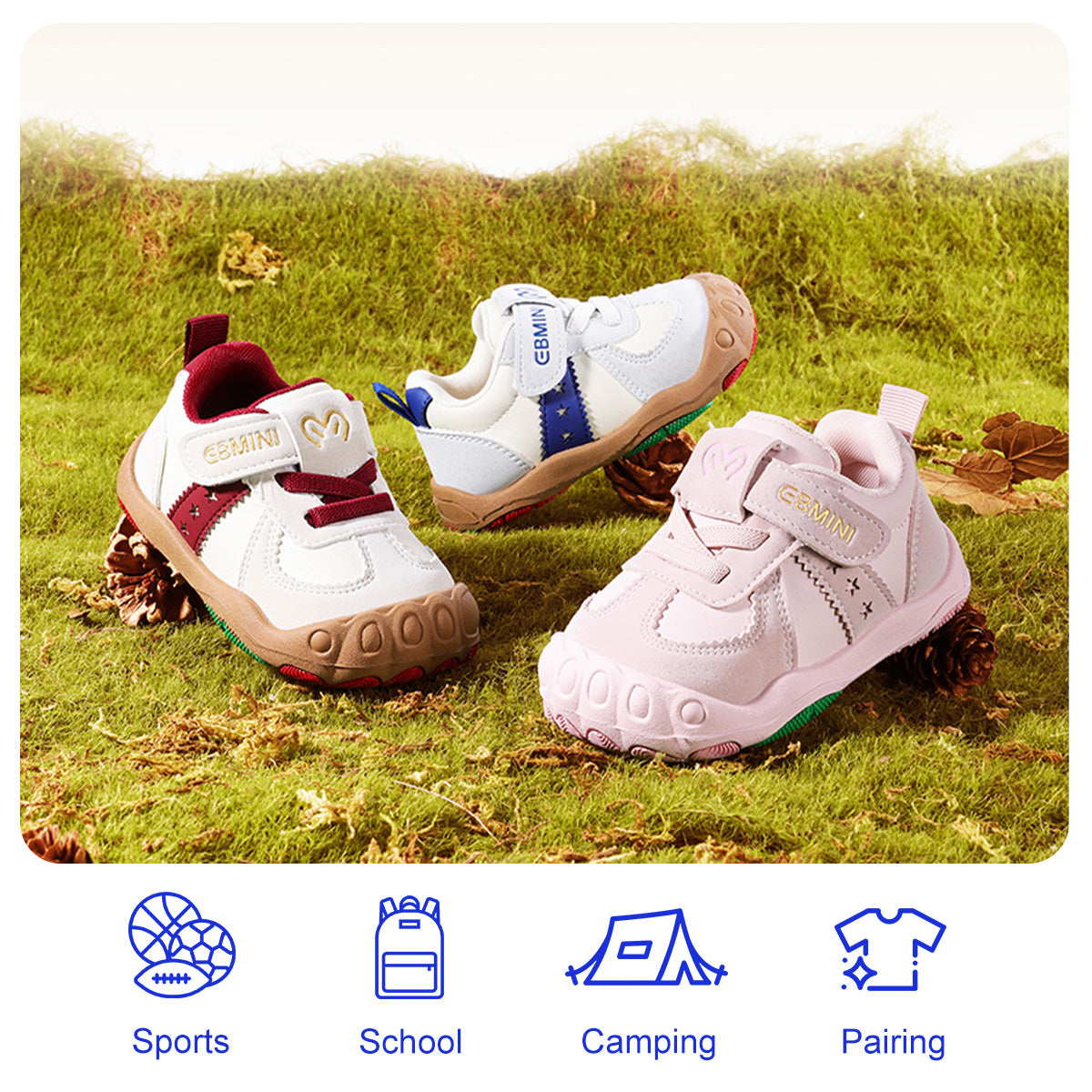 EBMINI FLEXI available sneaker color options