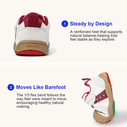 EBMINI FLEXI padded heel support and flexible sole demonstration