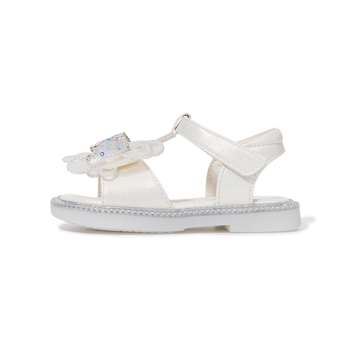 EBMINI GLAM closed-toe sandals with a roomy wide toe box
