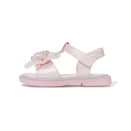EBMINI GLAM rhinestone toddler sandals for dressy events