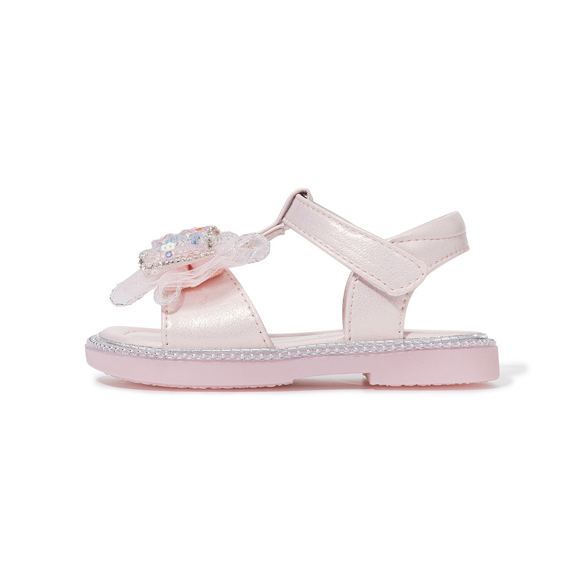 EBMINI GLAM rhinestone toddler sandals for dressy events