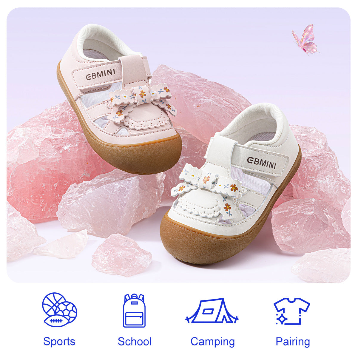 EBMINI GRACE lightweight first-walker sandals for growing feet