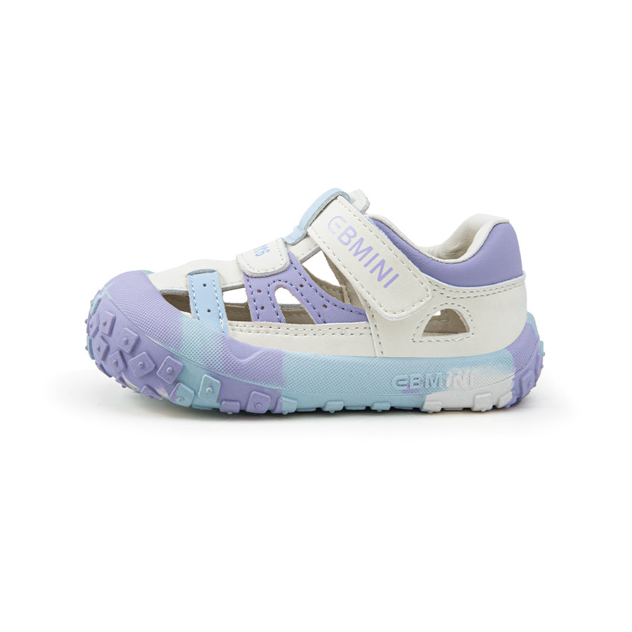 EBMINI GRID closed-toe sandals with a roomy wide toe box