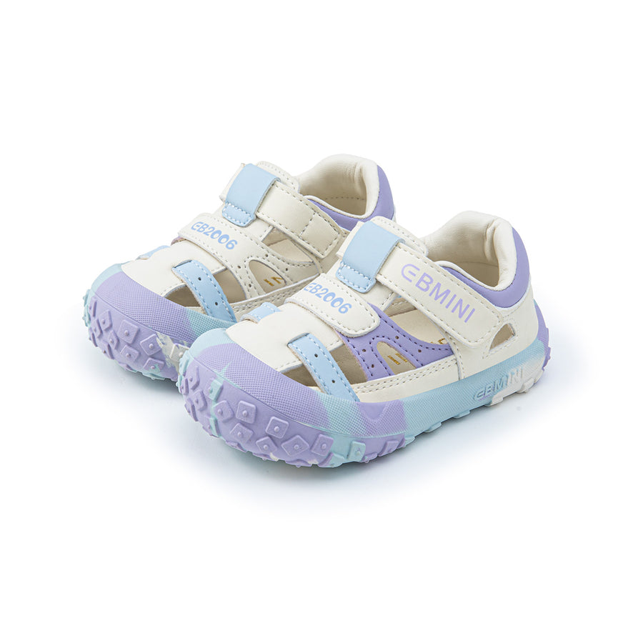 EBMINI GRID barefoot toddler sandals with a structured cage design