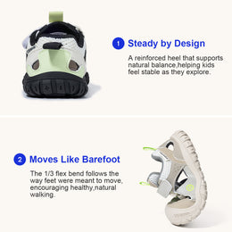 EBMINI GROVE non-slip toddler sandals for playground activities