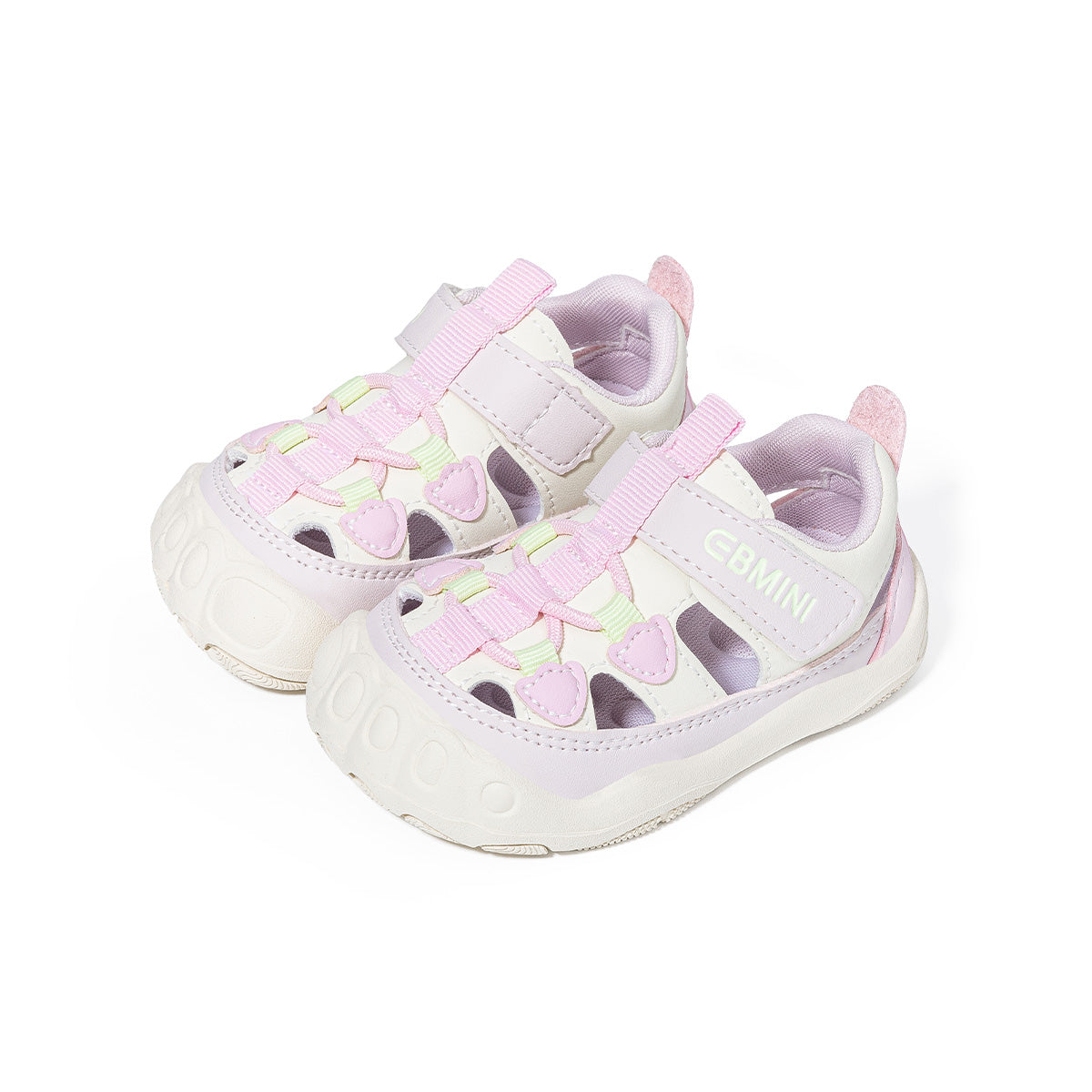 EBMINI HEART secure closed-toe sandals for everyday protection