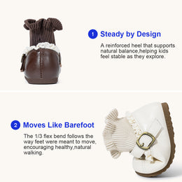 EBMINI HEIRLOOM toddler boot heel and bent-sole detail graphic