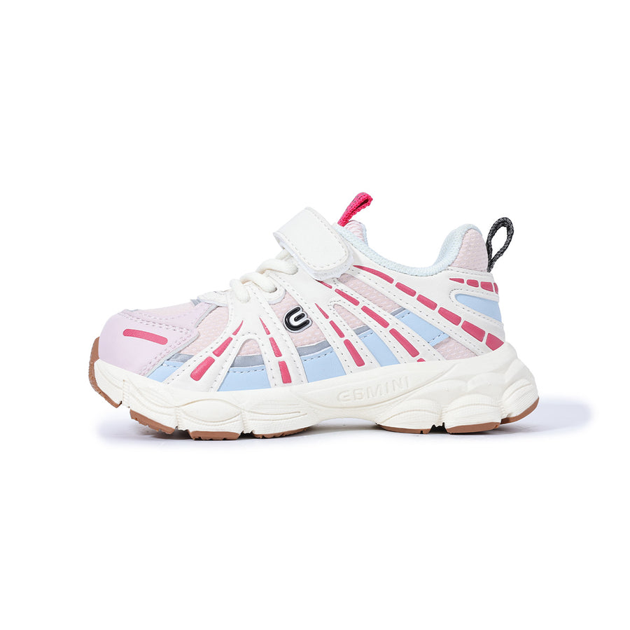 EBMINI HIGHLAND chunky mesh kids sneakers — front angle