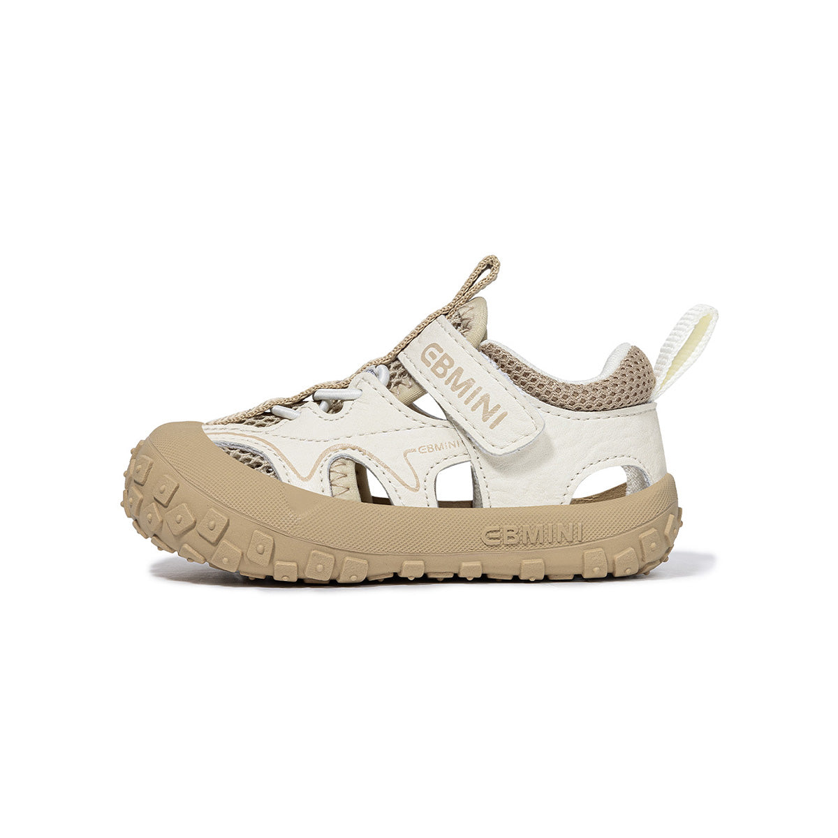 EBMINI HIVE closed-toe sandals with a roomy wide toe box