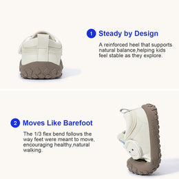 EBMINI HOPPY wide toe bunny canvas sneakers outsole traction detail
