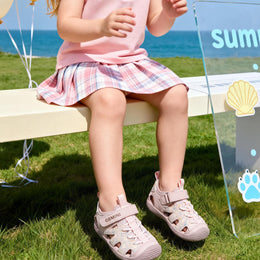 EBMINI IVY easy-on sandals with a secure hook-and-loop strap