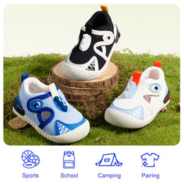 EBMINI JAWS non-slip toddler sneakers for playground adventures